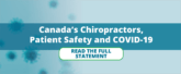 Les chiropraticiens du Canada, la sécurité des patients et la COVID-19 - CCA