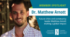 Future chiro and community leader Matthew Arnott making a global impact